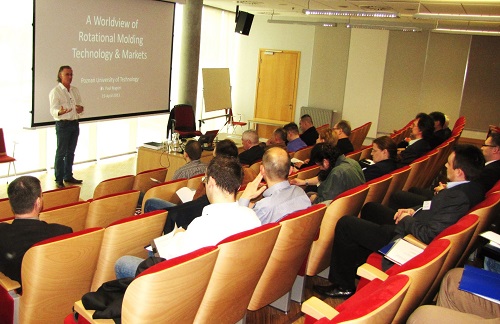 Dr Paul Nugent gave a lecture for Polish professionals of rotational moulding industry.